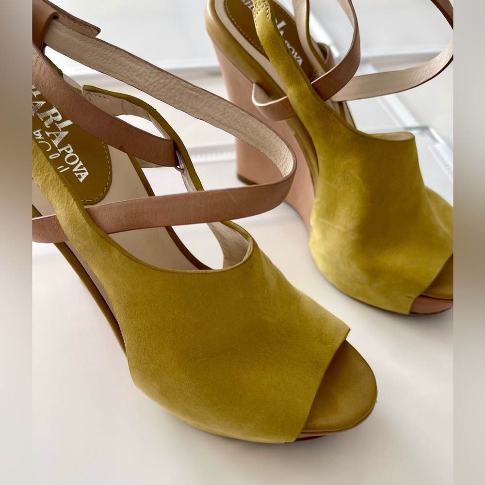 Cole Haan Lime Green Wedge